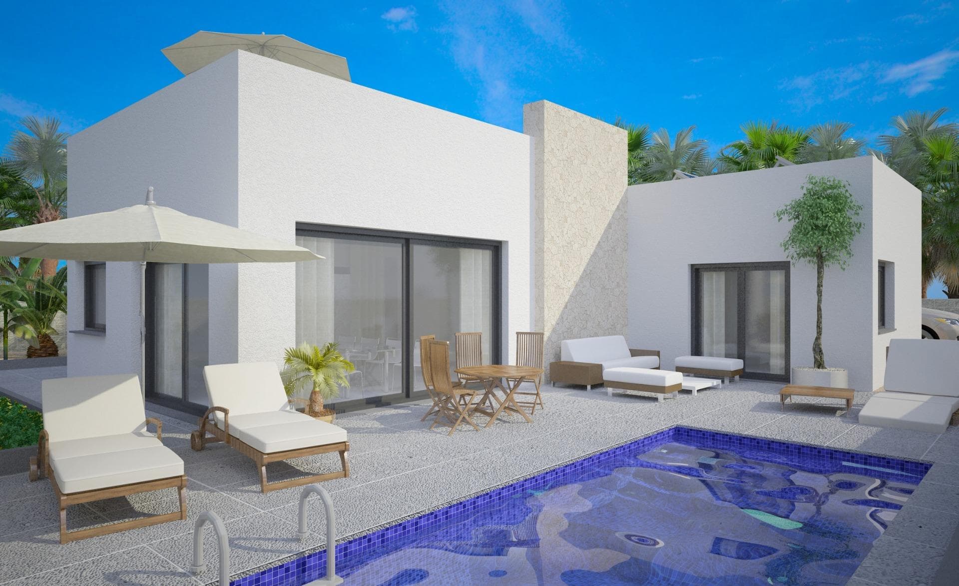 VILLA MODERNA DE NUEVA CONSTRUCCIÓN EN BENIJOFAR - foto 1