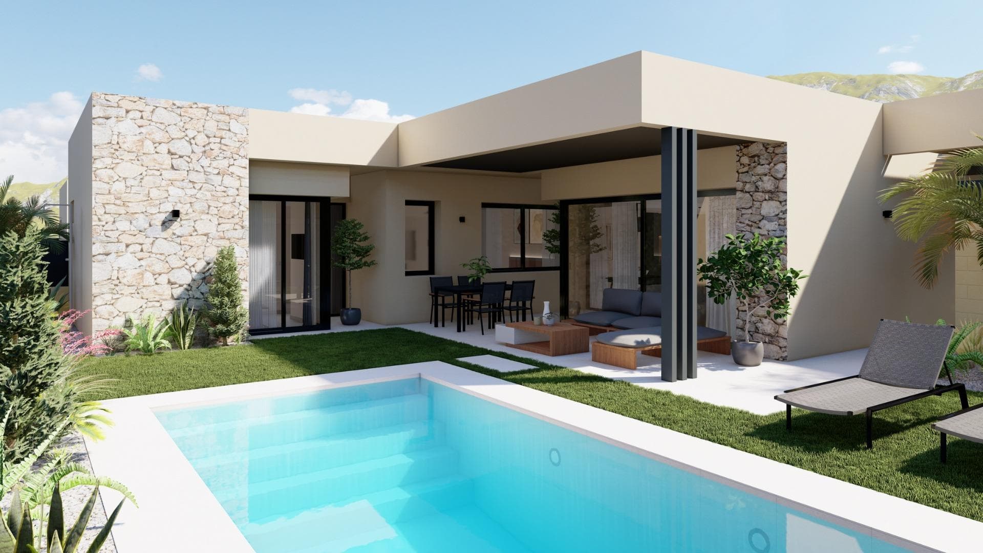 NEW BUILD VILLAS IN ALTAONA GOLF RESORT, MURCIA - foto 1