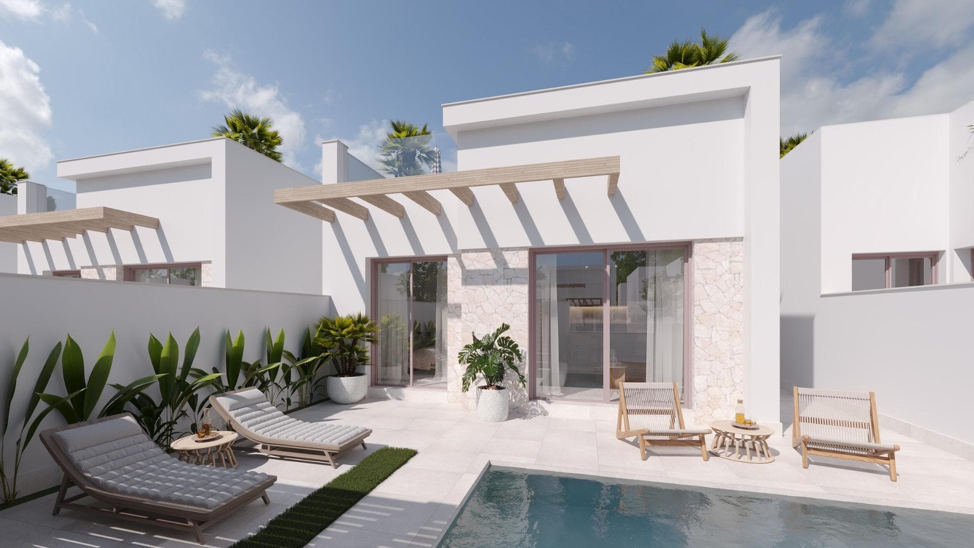 VILLAS PAREADAS DE OBRA NUEVA EN ROLDAN - foto 1