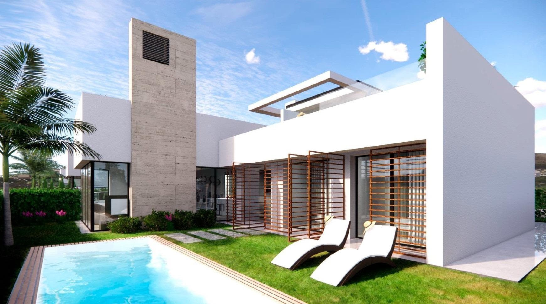 NEUBAU-VILLEN IN PRIVATER GARTENANLAGE IN DER PROVINZ MURCIA - foto 1