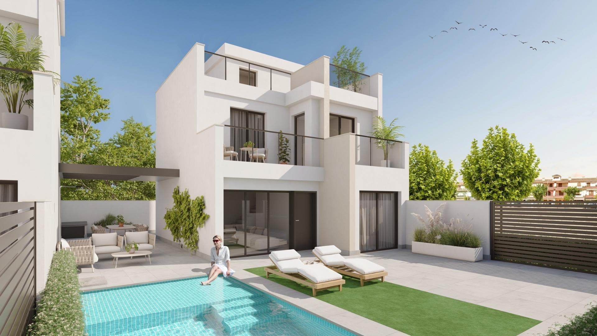 NEW BUILD VILLAS IN LOS ALCAZARES - foto 1