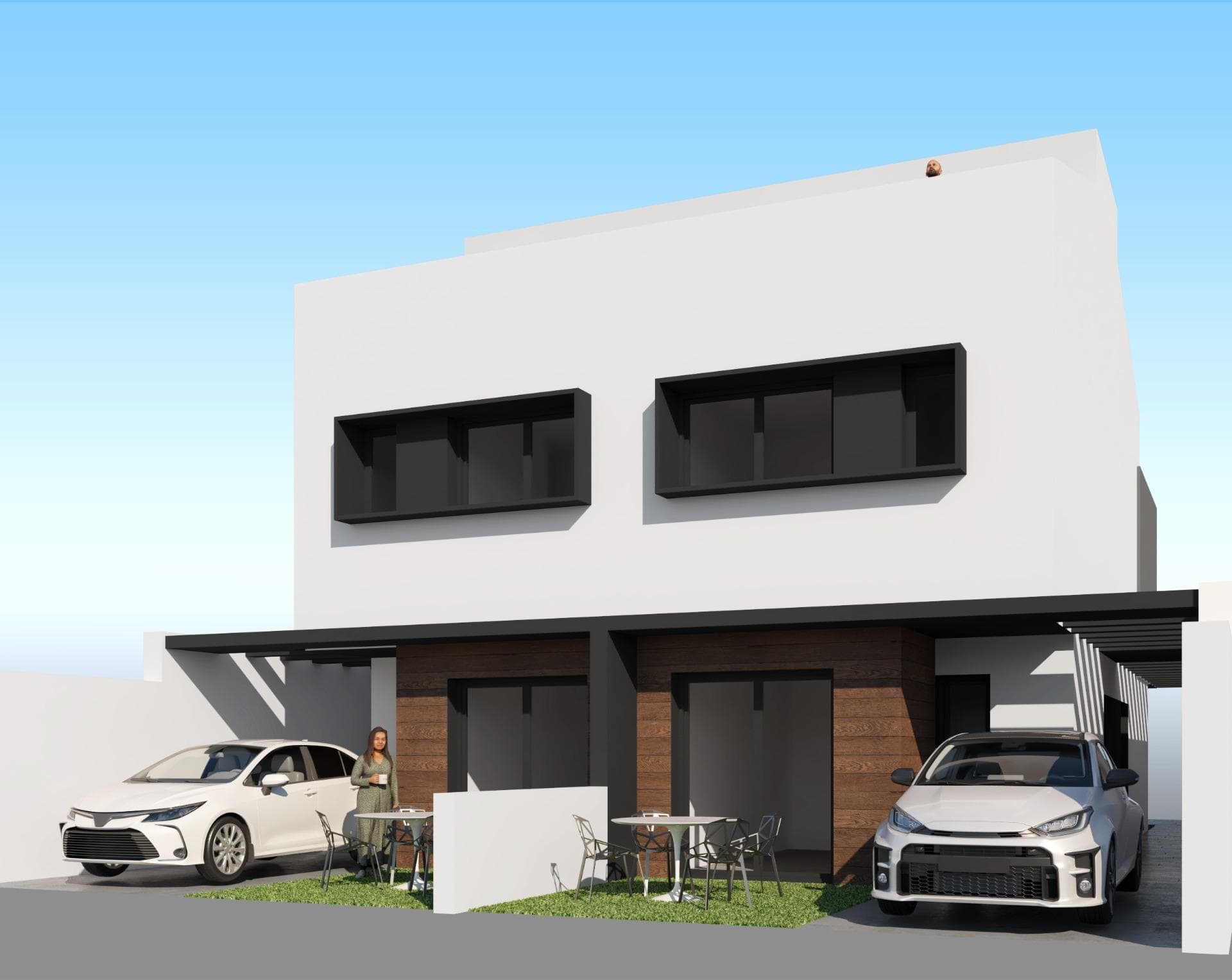 Modern Semi-Detached Villas with Private Pool Near the Sea in Santiago de la Ribera - foto 2