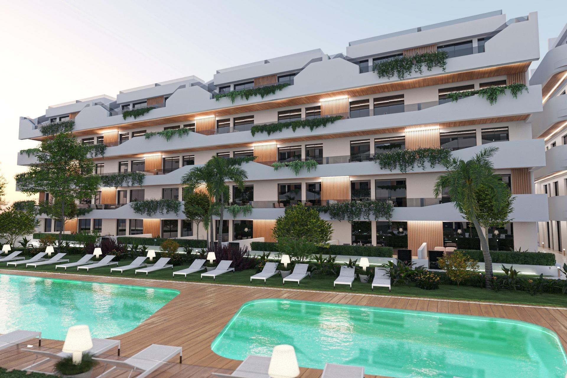 Apartamentos turísticos de nueva construcción en Santiago de la Ribera, San Javier, a solo 750 m de la playa - foto 1