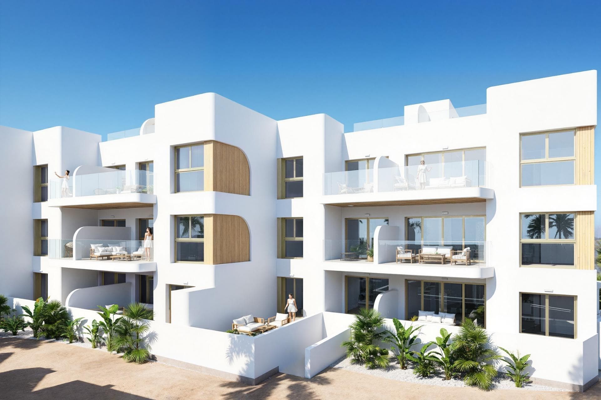 New Build Residential Complex in Los Alcázares on the Frontline of Serena Golf - foto 1