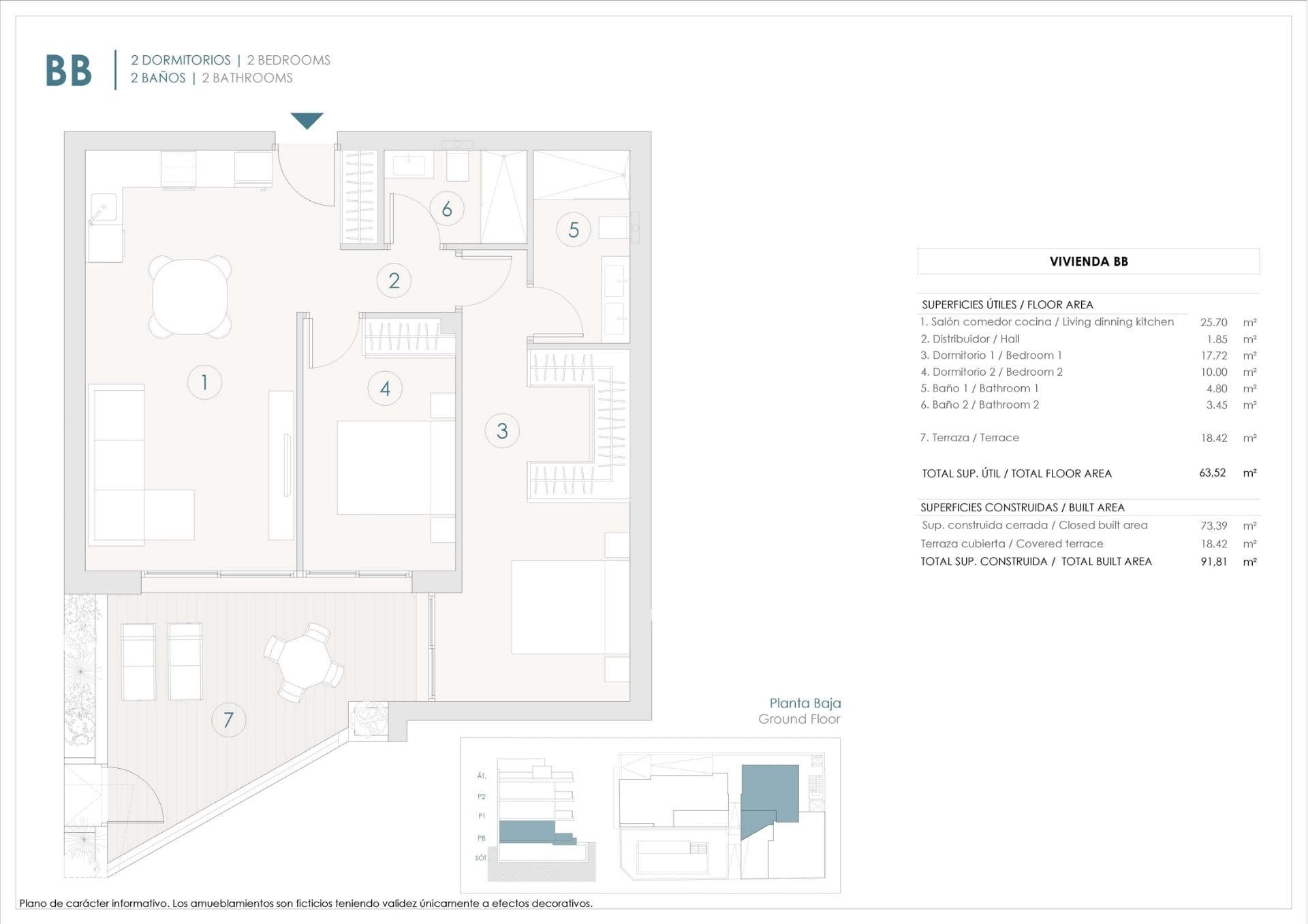 Apartamentos de nueva construcción en Benijófar con una ubicación céntrica - foto 7