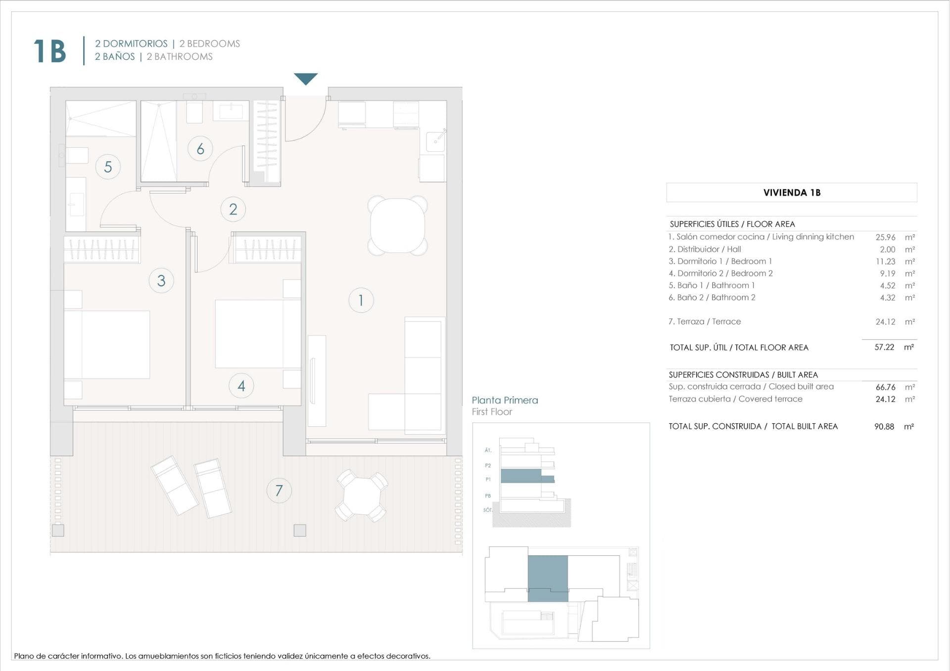 Apartamentos de nueva construcción en Benijófar con una ubicación céntrica - foto 7