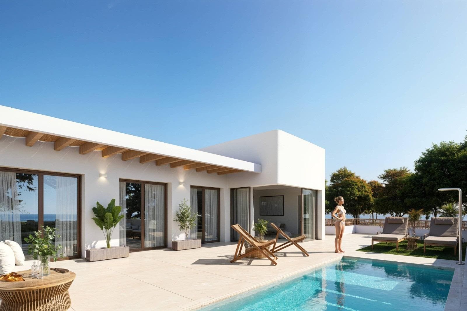 New Build Ibiza Style Townhouses in Dolores Costa Blanca - foto 1
