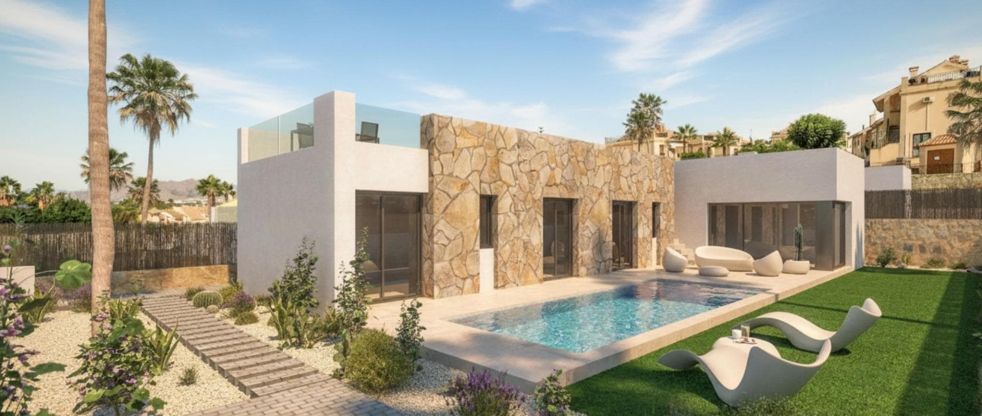 Luxuriöse Neubauvillen neben dem Golfplatz La Finca in Algorfa - foto 1