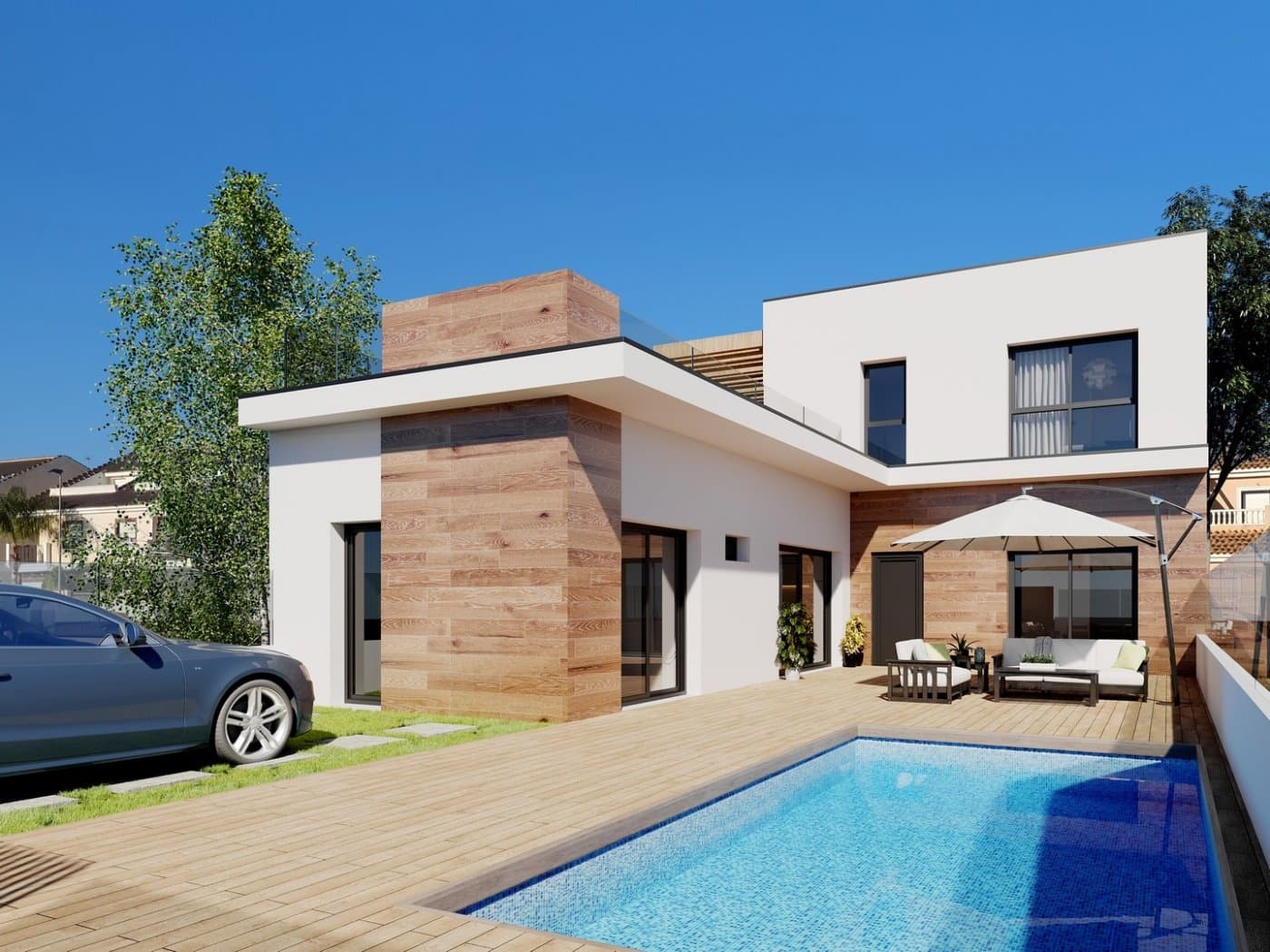 NEW BUILD TOWNHOUSES IN SAN JAVIER - foto 1