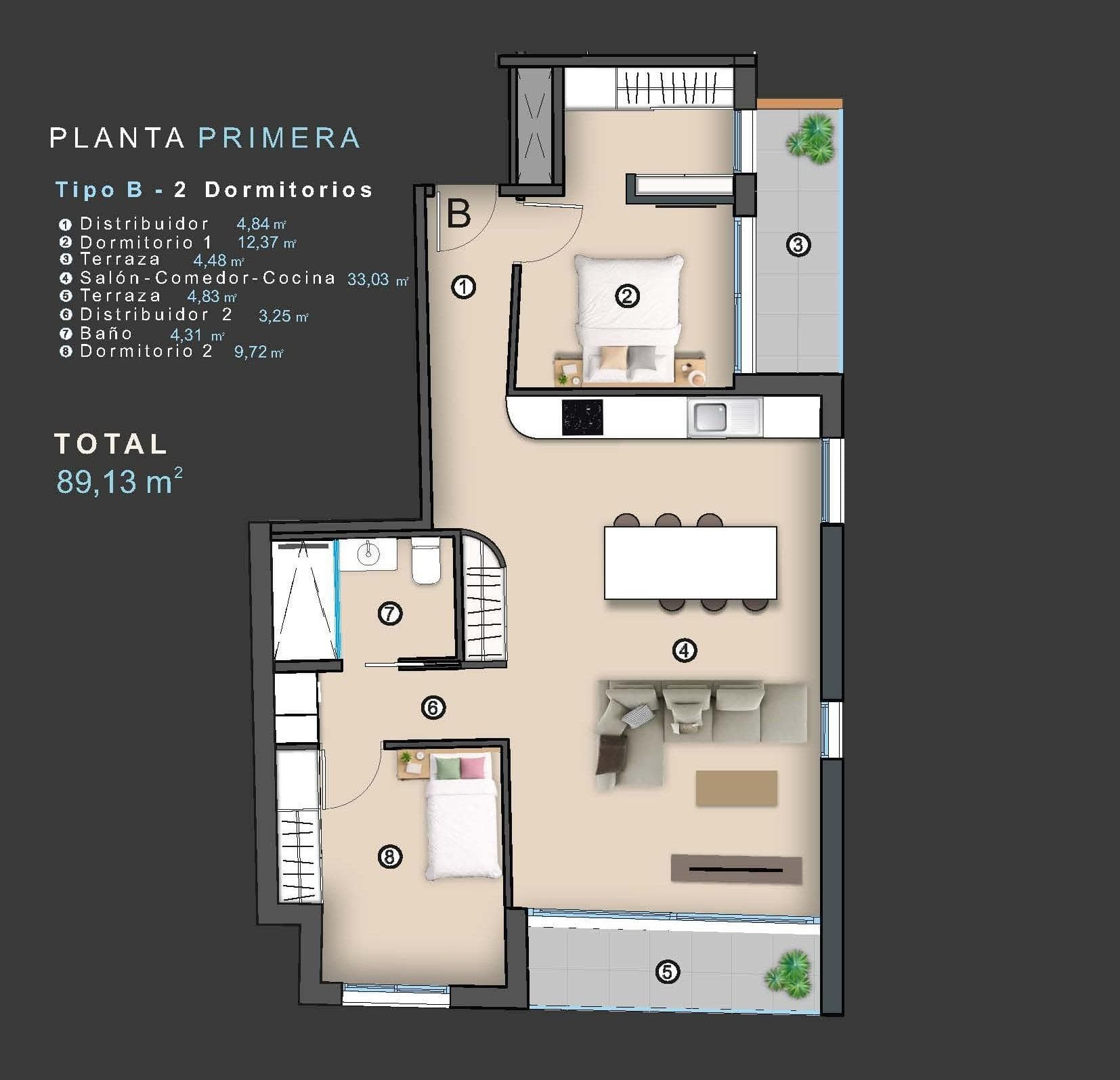 New Build Apartments in the Heart of Torrevieja Just 400 m from the Beach - foto 9