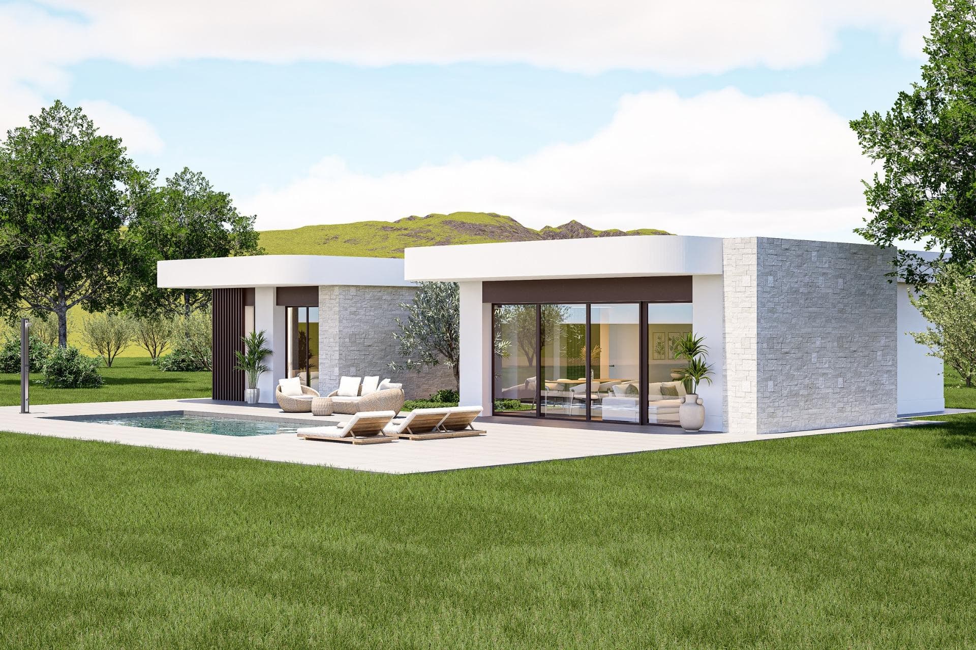 Op maat gebouwde nieuwe villa’s in Pinoso (Alicante): ruime woningen in een natuurlijke omgeving - foto 2
