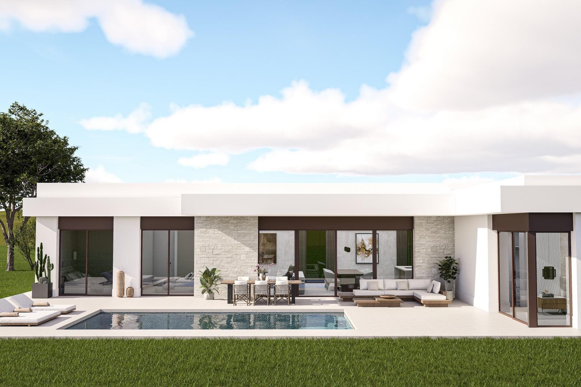 Op maat gebouwde nieuwe villa’s in Pinoso (Alicante): ruime woningen in een natuurlijke omgeving - foto 2