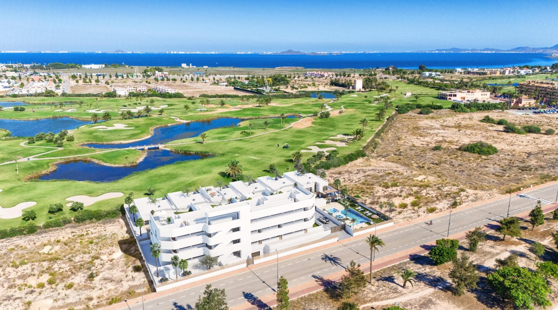 New Build Apartments and Villas Frontline Golf in Los Alcazares Costa Calida - foto 1