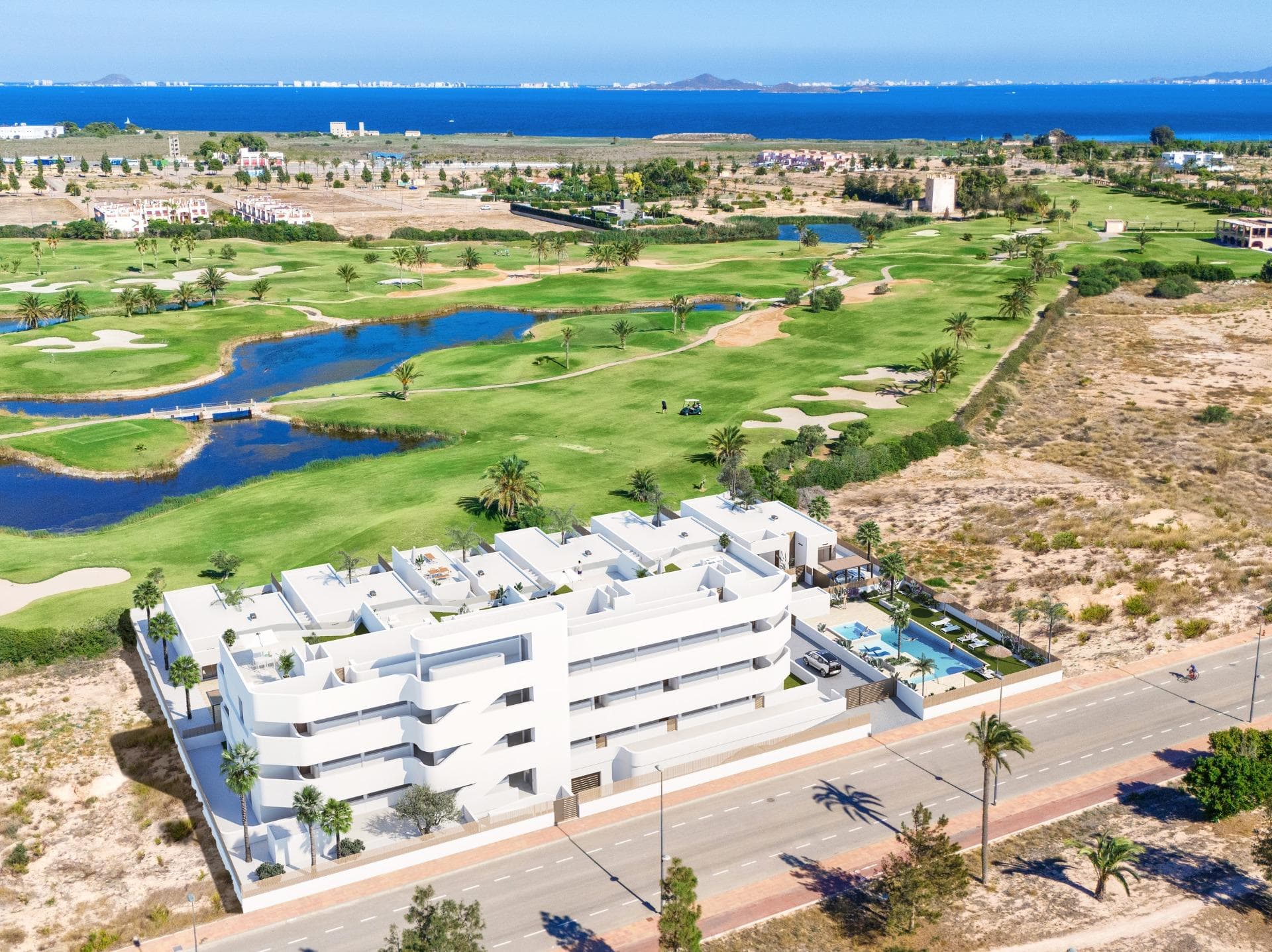New Build Apartments and Villas Frontline Golf in Los Alcazares Costa Calida - foto 1