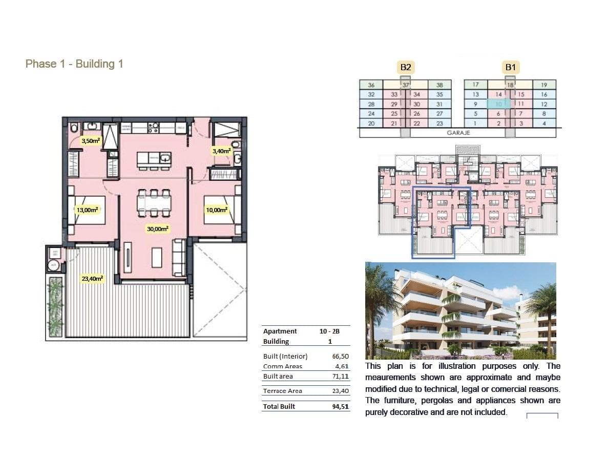 Apartamentos de lujo de nueva construcción en venta en el complejo Santa Rosalia Lake and Life Resort, en Murcia - foto 31