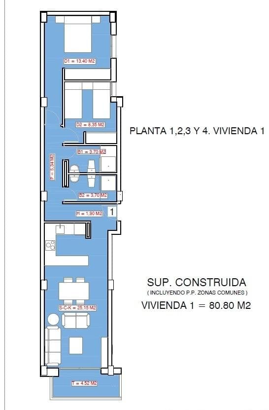 Apartamentos modernos con piscina en la azotea a solo 250 metros de la playa de Acequion - foto 17